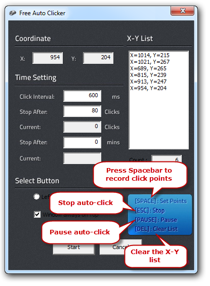 using lamalab automate for autoclick buttons