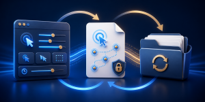 Saving and exporting reusable Free Auto Clicker profiles